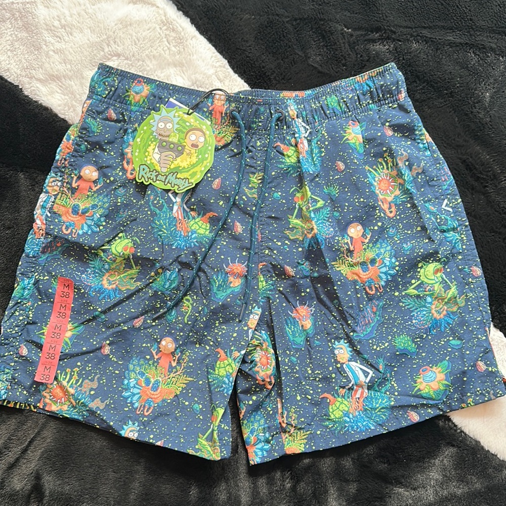 Rick & Morty Pull and Bear Swim Shorts